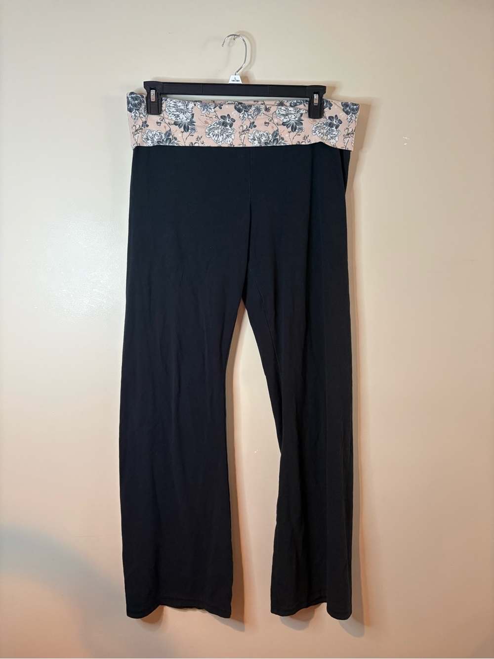 Vintage Victoria's Secret Foldover Waist Wide Leg Lounge Pants EUC